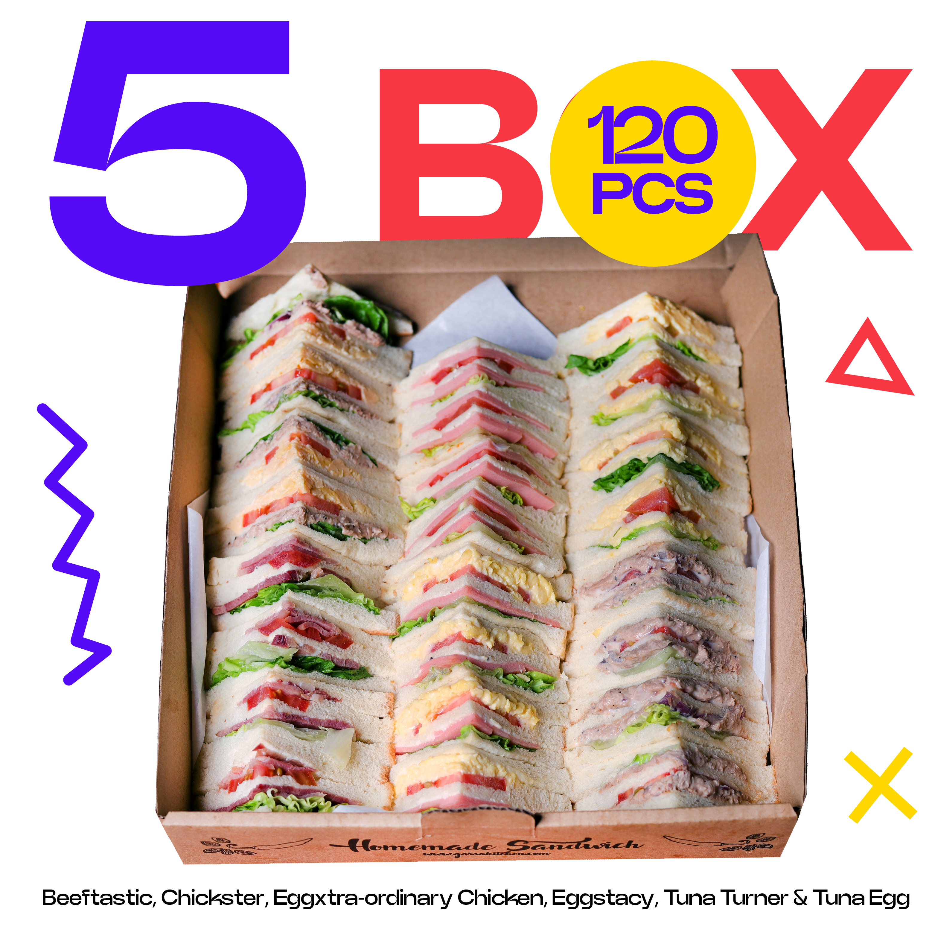Fiesta 5 Box : A classic selection of 6 flavours