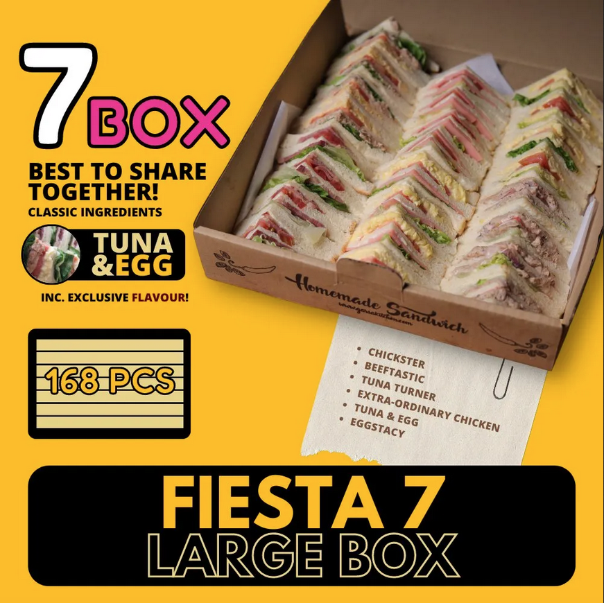 Fiesta 7 Box : A classic selection of 6 flavours